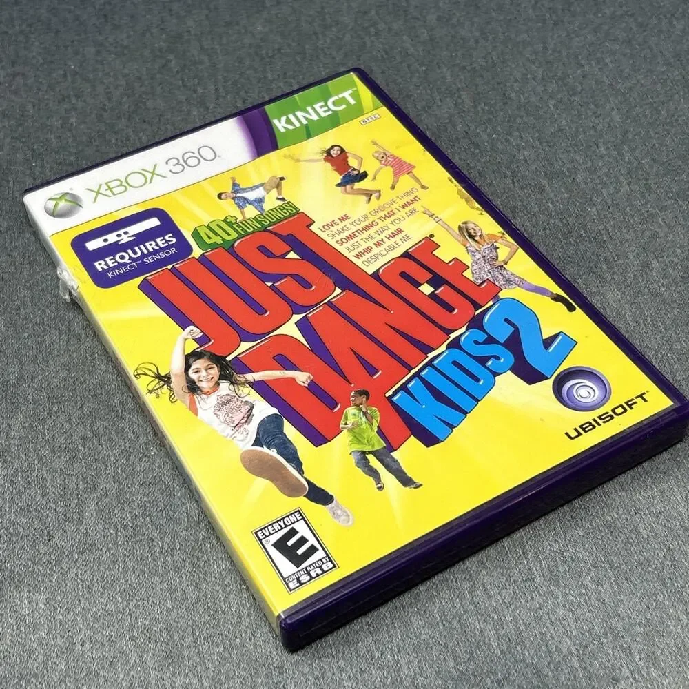 2011 Just Dance Kids 2 Xbox 360 Kinect Game CIB Complete Kids Dance Party READ